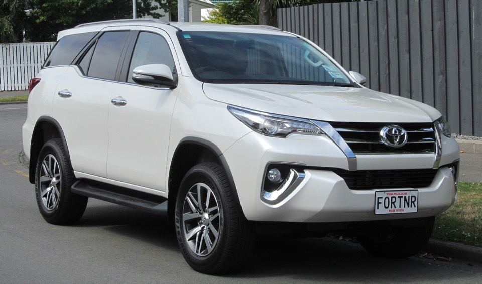 Stock photo of a Toyota Fortuner Sigma 4, not the listed car